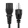 Universal Power Cord (6 Feet) - NEMA 5-15P to IEC320C13 Power Cable Wire Connector Socket Plug extension cable