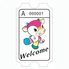 Custom 180g Barcode Redemption Ticket Amusement Lottery Ticket for Arcade Game Machine