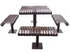 Arlau Metal Table Sets, Garden Outdoor Furniture OEM Wholesale Bench Table