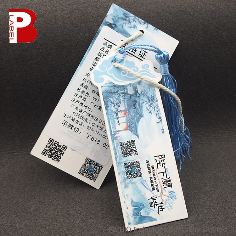 Whole Art Paper Price Tag Online Best Aesthetic Clical Chinese Style Pre Printed Price Labels Paper Hang Tags With Tels For Clothing