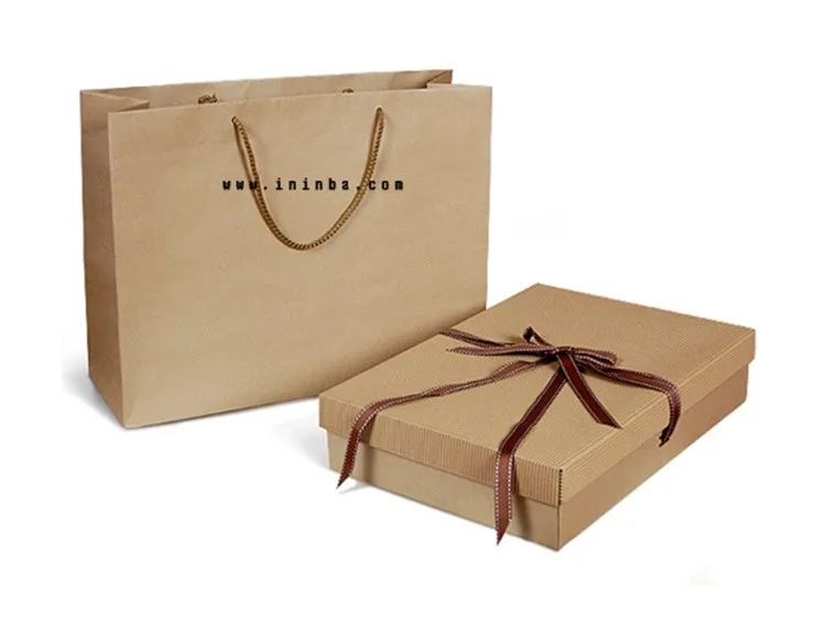 art paper luxury gift paper bags shopping bags with iron ring
