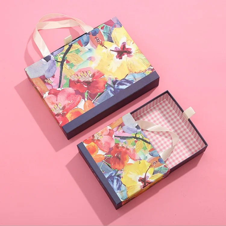 gift box with ribbon packaging paper jewelry box diwali sweet