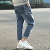 2019 Winter Fashion baby boys jeans Selvage Kids Jeans Trousers Denim Pants children jeans pants Cowboy Clothing