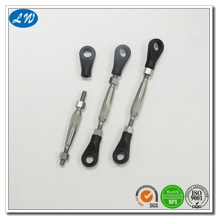 RC Car Toe Link Turnbucke Parts High Quality Cnc Machining Steel Micro Machining Milling Stainless Steel Customized