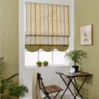 low price morden natural coloured fabric roman blind component