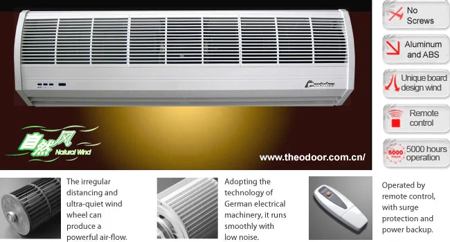 Air Curtain, 3ft/4ft/5ft/6ft, 220 V, 110-120V AC - detail 2