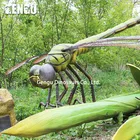Decoration Insect Animatronic Animatronic Dragonfly Sculpture Insects For Decoration