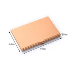 Custom Design metal aluminum Credit Card Bag/Business Card Holder/Name Cards case