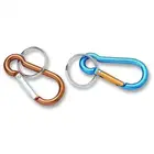 Hot sale! high quality! carabiner metal and leather key ring holder