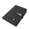 Personalized VIP Corporate Gifts Shaking Lighting Logo Custom Wireless Charging Notebook Power Bank