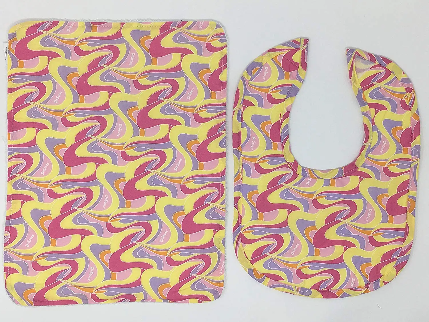 baby bib and burp cloth set, baby shower gift, custom baby
