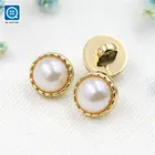 white 10mm16L lady tunnel pearl diamond mushroom kids children plastic Buttons for shirts