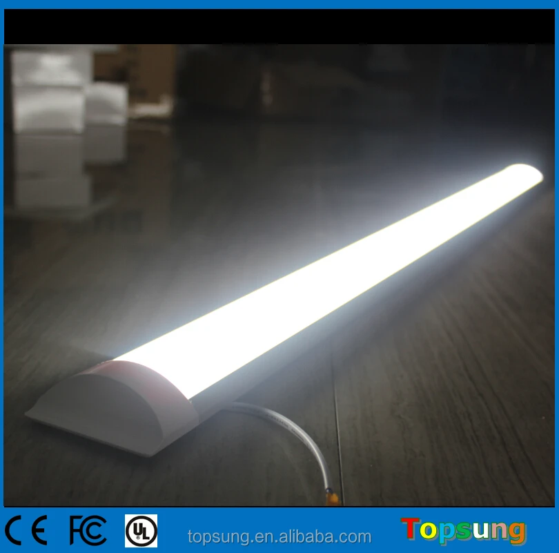 240v 40w flat linear led pendant light 4foot led ceiling batten