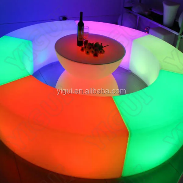 Yi gui現代rgb 16色ledキューブスツール屋内と屋外の使用パーティー仕入れ・メーカー・工場