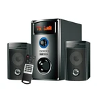 AC DC Powered USB SD FM Radio Bluetooth Home Computer TV 2.1 Sub Woofer Speaker