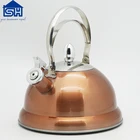 2.6L Stainless Steel Whistling Kettle Copper Tea Kettle Water Kettle
