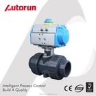 China Wenzhou manufacturer Plastic Motorized PVC Ball Valve