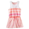 kids casual baby girl striped summer dresses