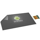 XTB-75'' advertising transparent holographic clear touch screen foil for mac