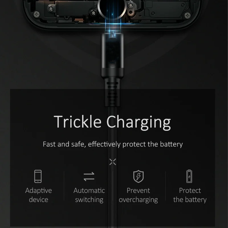 Volume Control Dance LED Light Flash Cable Data Sync 2A Fast Charging USB Cable - ANKUX.COM