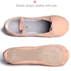 JW China manufacturer professional girls dance shoes leather ballet shoes