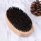 Customized Wooden Bamboo Handle Private Label Beard Brush for Men
