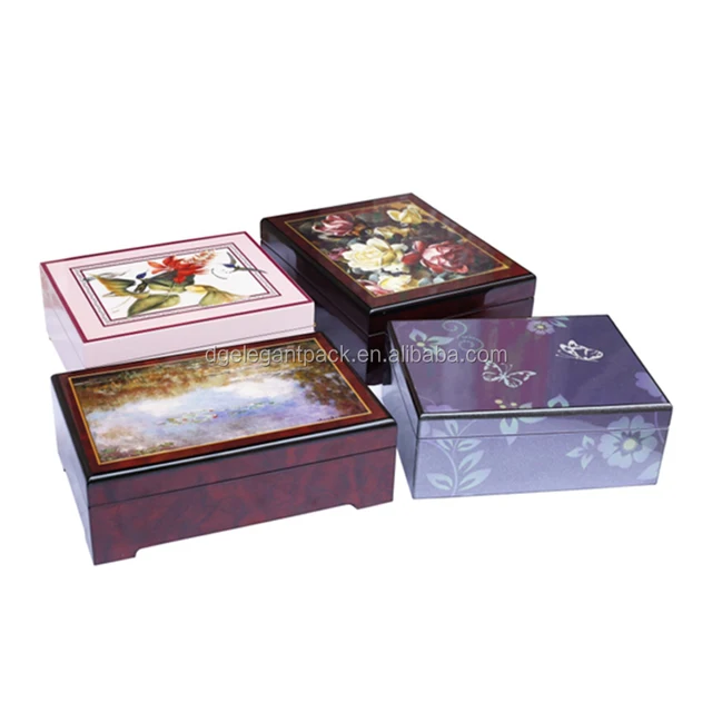 creative promotion gift customized melody cheap wooden music box