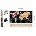 2018 New Design Country Flag Hot Scratch World Travel Map For Sale