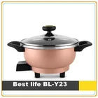 23cm round mini electric stewed soup hot pot