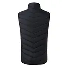 Warm Polyester 3.7v Rechargeable Battery heated vest for Mens and Womens