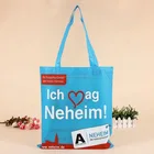 Hottest non woven cloth bag, nonwoven grocery shopping bag,non-woven tote bag with full color printing and long handle
