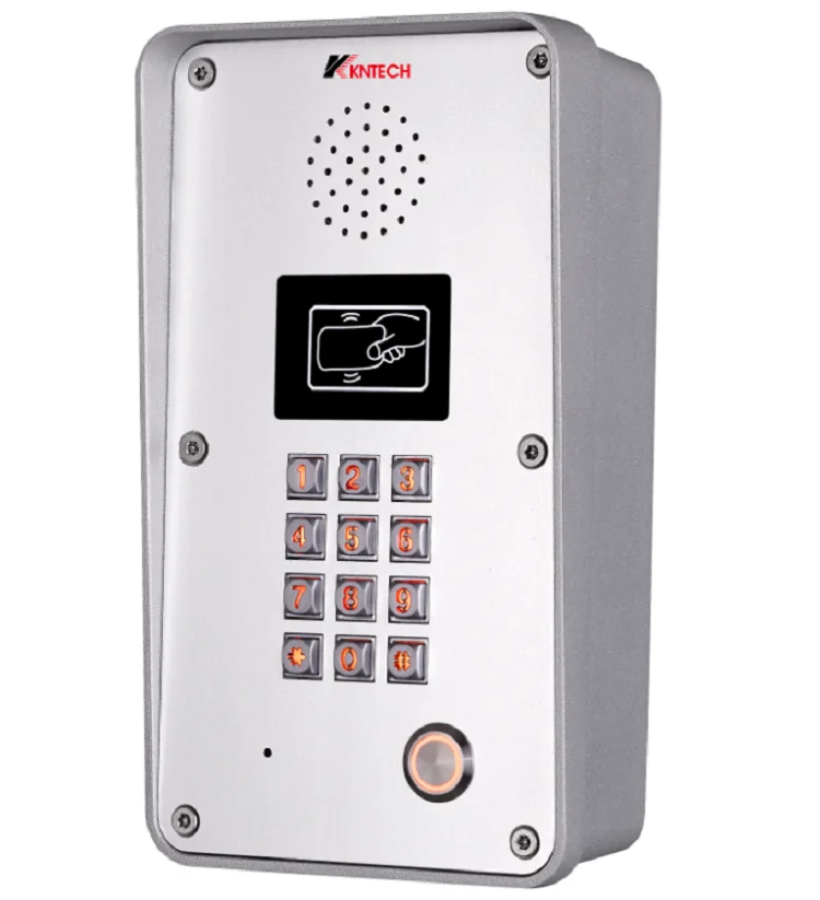 Kntech Robust Ip Sip Intercom Door Access Control Phone With Call