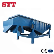 carbon steel linear vibrating screen for river sand grading machine