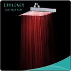 Rainfall 8inch Color Changing Led Lighting Square Rainfall LED Shower Head