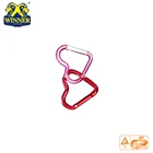 Heart Shape Customized Shaped Aluminum or Plastic Carabiners
