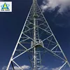 50m 3 Legged Mobile Telecommunication Steel Microwave Antenna Self Supporting Communication Lattice Tower Design