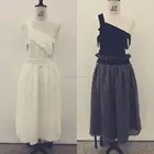 WOMEN'S FASHIONABLE SILK AND CUPRO DRESS