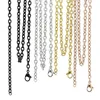 Hot Sale Various Colors Thin Jewelry Chain Pendant Necklaces Gold Chain For Men And Women