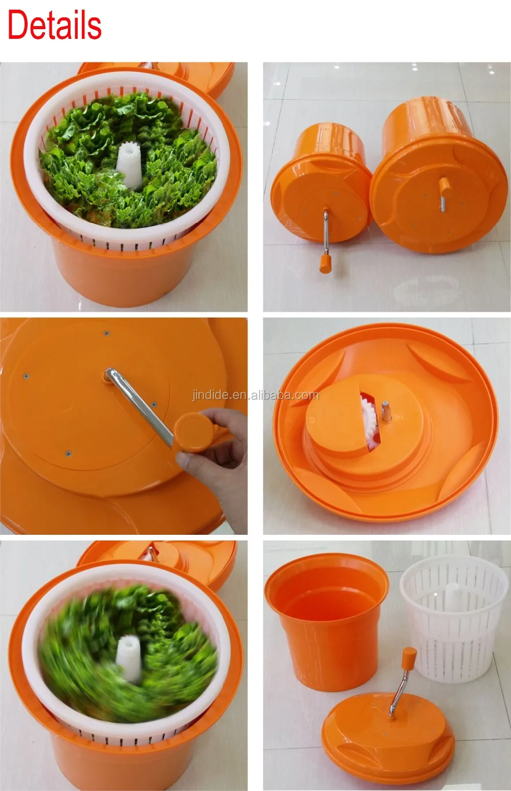 Best Selling Commercial Manual 25L Salad Spinner For Vegetable