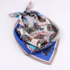 Most popular product custom design printing fashionable women silk scarf