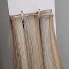 Hottest Products Ombre Silver Cuticle Aligned Weft Hair Extensions