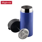 Highwin New Design Stainless steel Double wall 2 cup French press 12 oz Coffee Mug