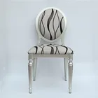 aluminum frame stackable white louis wedding ghost chair for sale YC-D48