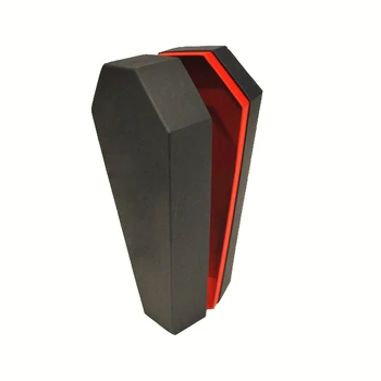 cardboard coffin for custom packaging, coffin shaped packing box