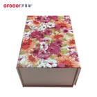 New style production hot sale shoes cardboard box with ribbon handle closure