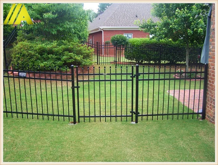 Powder Coating Backyard Black Aluminum Fence Panel Buy Black Aluminum