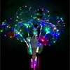 18 inch party gifts LED transparent glowing balloon bobo balls