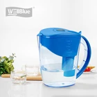 Wellblue 3.5L bpa フリーのプラスチック製アルカリ水ピッチャーフィルターシステムアルカリフィルター