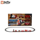 Kids music light classic race track set big plastic train toy for 2020 christmas