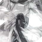 wholesale goods in stock printed pure silk georgette fabric for dress Garment